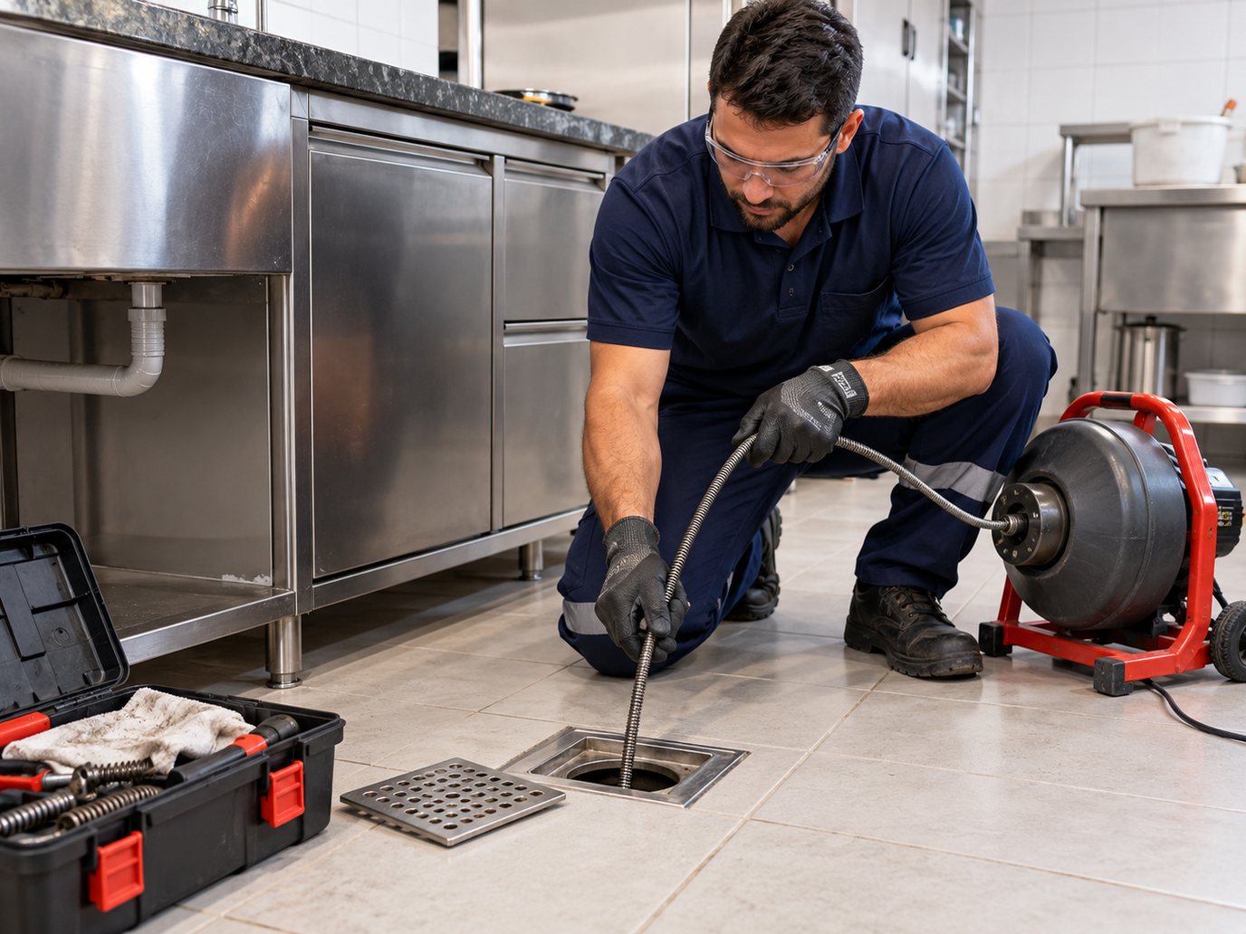 Desentupimento de Ralo de Cozinha