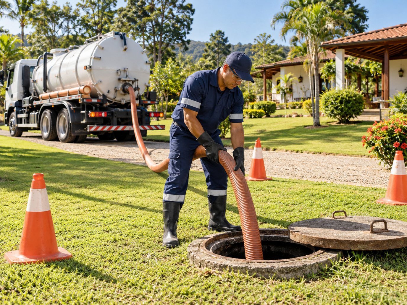 Limpeza de Fossa de Condomínio e Chácara